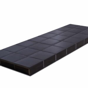 Black Quarry Tiled Hearth