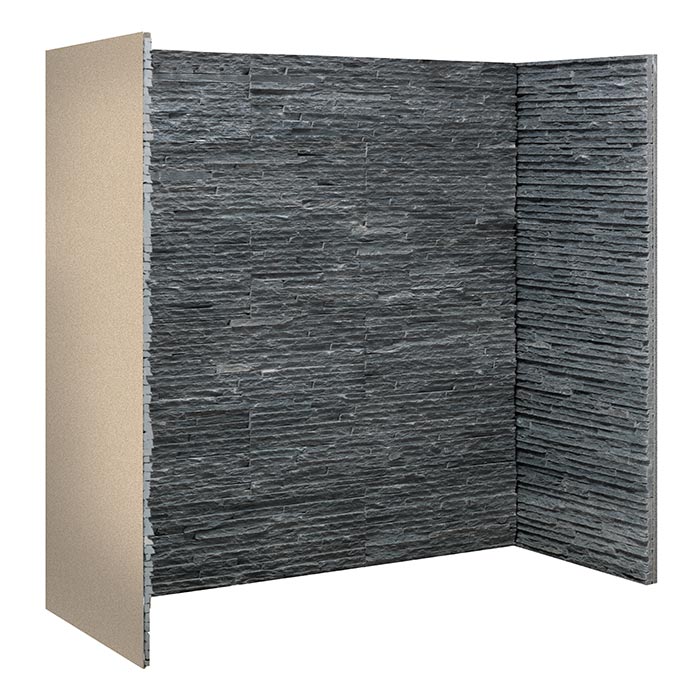 Charcoal Grey Waterfall Chamber