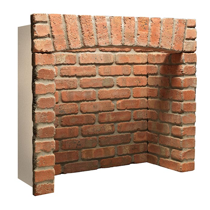 Cobbled Brick Chamber With Returns and Arch