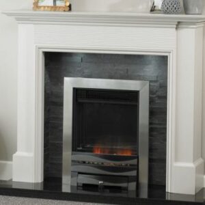 Ruffle Electric Fireplace Suite